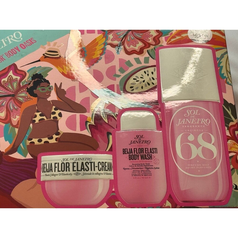NWT, Sol De Janeiro Brand, Body Cream, Body Wash, Perfume Gift Set, #68 - Picture 12 of 12
